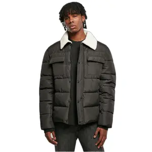 Sherpa collarPuffer Jacket Urban Classics image-2