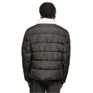Sherpa collarPuffer Jacket Urban Classics image-4