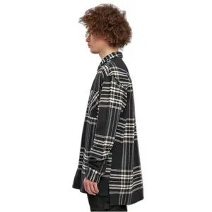 Langes kariertes Oversize-Hemd Urban Classics Summit image-5