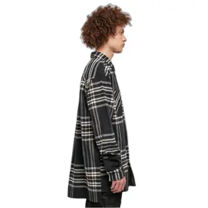 Langes kariertes Oversize-Hemd Urban Classics Summit image-6