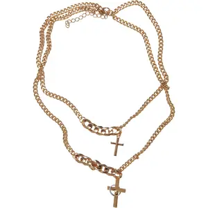 Women's necklace Urban Classics Various Chain Cross