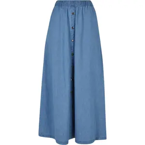 Women's long denim skirt Urban Classics image-0