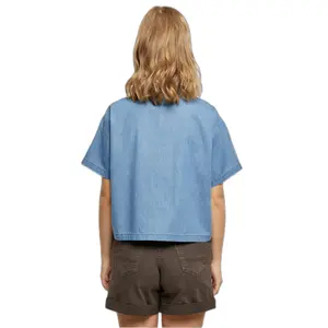 Chemise de villégiature denim léger femme Urban Classics image-4