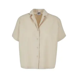 Shirt mixed linen large sizes woman Urban Classics