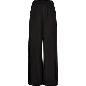 Plus Size Wide Leg Viscose Jogging Trousers for Women Urban Classics