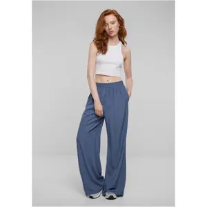 Women's wide-leg viscose Trousers Urban Classics image-2