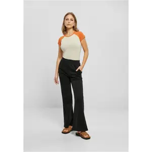 Women's ribbed flared joggers Urban Classics image-5