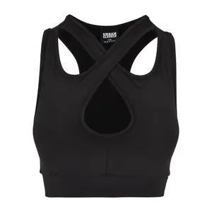 Crossed polka dotSports bra  Urban Classics image-0