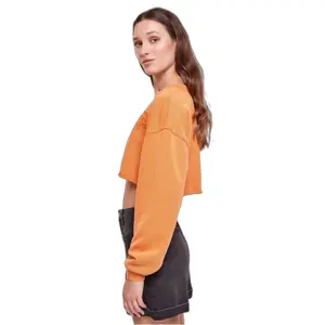 Sweatshirt crop brodé de fleurs grandes tailles femme Urban Classics image-5