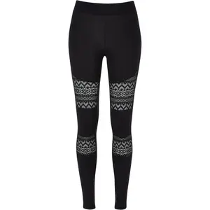 Legging kant ingelegd haakwerk grote maten vrouw Urban Classics image-0
