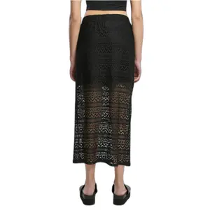 Jupe mi-longue en dentelle au crochet extensible femme Urban Classics image-6