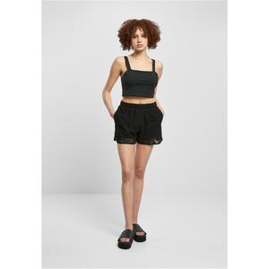 Damshorts i stora storlekar Urban Classics Crochet Lace image-1