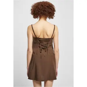 Korte damesjurk grote maten Urban Classics Vicose image-2