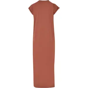 Vestido camisero hombros largos tallas grandes Urban Classics image-1