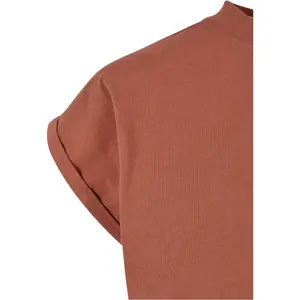 Vestido camisero hombros largos tallas grandes Urban Classics image-4