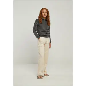 Sweatshirt för kvinnor i stora storlekar Urban Classics Stone Washed image-1