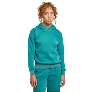 Sweatshirt för kvinnor i stora storlekar Urban Classics Stone Washed