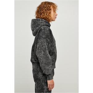 Oversized hooded sweatshirt for women large sizes Urban Classics Towel Washed image-3