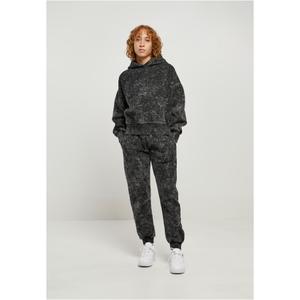 Oversized hooded sweatshirt for women large sizes Urban Classics Towel Washed image-1