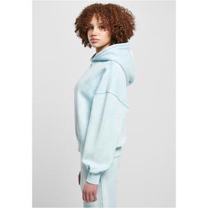 Oversized hooded sweatshirt for women large sizes Urban Classics Towel Washed image-4