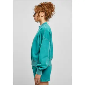 Women's oversized sweatshirt large sizes Urban Classics Stone Washed image-4