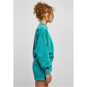 Women's oversized sweatshirt large sizes Urban Classics Stone Washed image-3