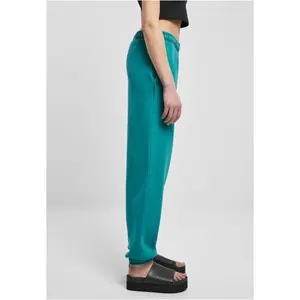 Women's high waist Trousers large sizes Urban Classics Stone Washed image-3