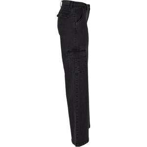 Trousers cargo droit taille haute en denim femme Urban Classics image-6
