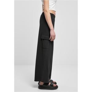 Pants cargo high waist wide leg Urban Classics Terry image-3