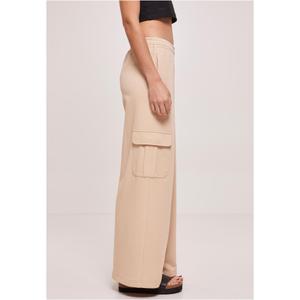 Hose cargo taille haute à jambe large Damen grandes tailles Urban Classics Terry image-3