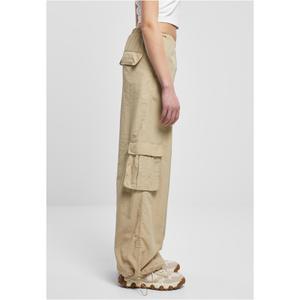 Trousers cargo nylon large froissé femme Urban Classics image-3