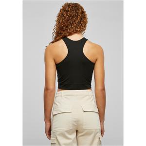 Women's large size double-breasted tank top with bows Urban Classics image-2