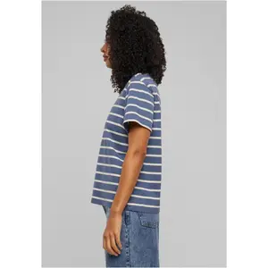 Stribet boxy T-shirt til kvinder Urban Classics image-6