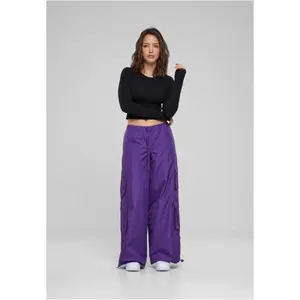 Women's double cargo Trousers Urban Classics Ripstop image-1