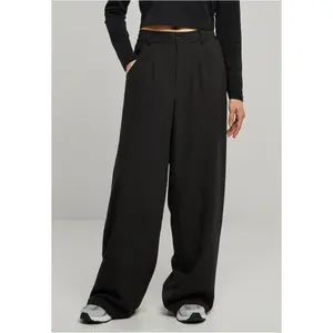 Women's ultra-wide Trousers Urban Classics Pleat-Front image-3
