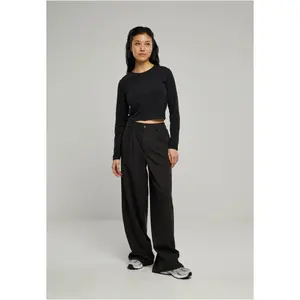 Women's ultra-wide Trousers Urban Classics Pleat-Front image-2