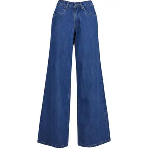 Women's mid-rise wide-leg jeans Urban Classics image-0