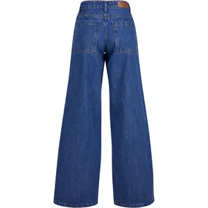 Women's mid-rise wide-leg jeans Urban Classics image-3