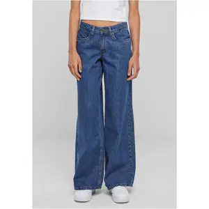 Women's mid-rise wide-leg jeans Urban Classics image-1