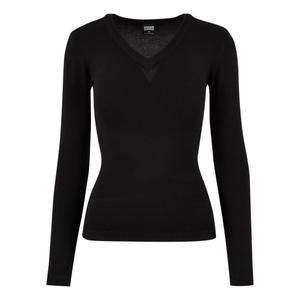 tb6116-00007-jumper-med-v-ringning-for-kvinnor-urban-classics-svart