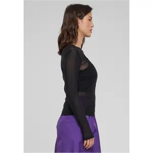 Women's long-sleeved mesh T-shirt Urban Classics Exposed Seam image-6