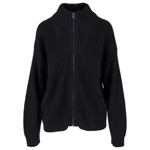 Women's knitted zipped cardigan Urban Classics image-0