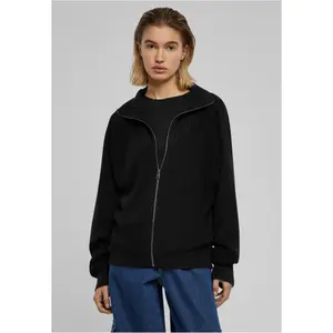 Women's knitted zipped cardigan Urban Classics image-1