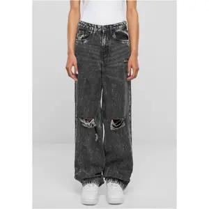 Jeans med brede ben til kvinder Urban Classics Distressed 90's image-1