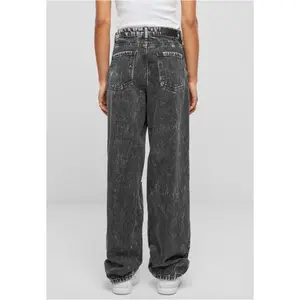 Jeans med brede ben til kvinder Urban Classics Distressed 90's image-4