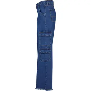 Women's mid-rise cargo jeans Urban Classics image-2