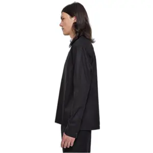 Chemise demi-fermeture éclair coton et lin Urban Classics image-5