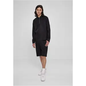 Chemise demi-fermeture éclair coton et lin Urban Classics image-3