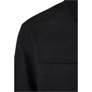 Chemise demi-fermeture éclair coton et lin grandes tailles Urban Classics image-6