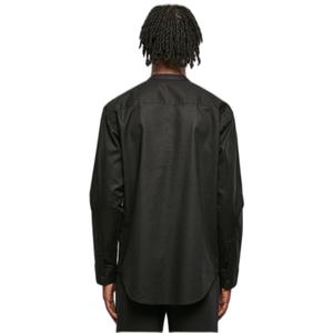 Hemd mit Stehkragen aus Baumwolle Urban Classics image-4